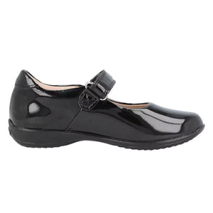 Lelli Kelly Classic Black Mary Jane Patent School Shoes F Width