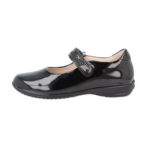 Lelli Kelly Classic Black Mary Jane Patent School Shoes F Width