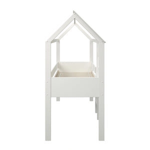Solid Wood Midsleeper Frame with Slatted Base