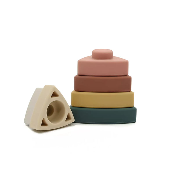 Silicone Stacking Tower Game