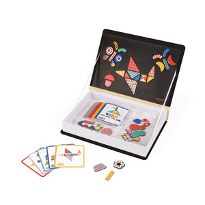 Janod Moduloform Magneti'Book Tangram Puzzle Game Magnets