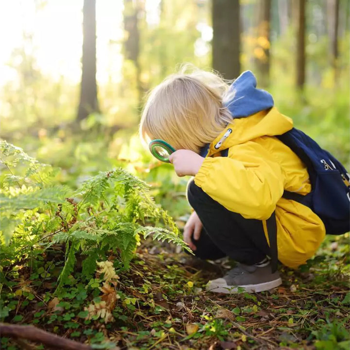 Child exploring in nature
