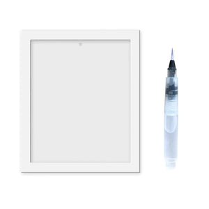 Frame and brush pen