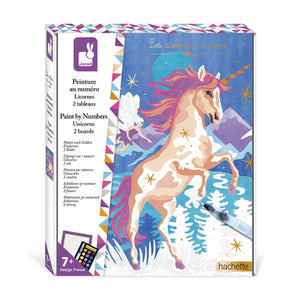 paint by numbers unicorn set
