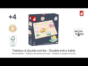 Janod Double Entry Table Game for Kids - Youtube Video
