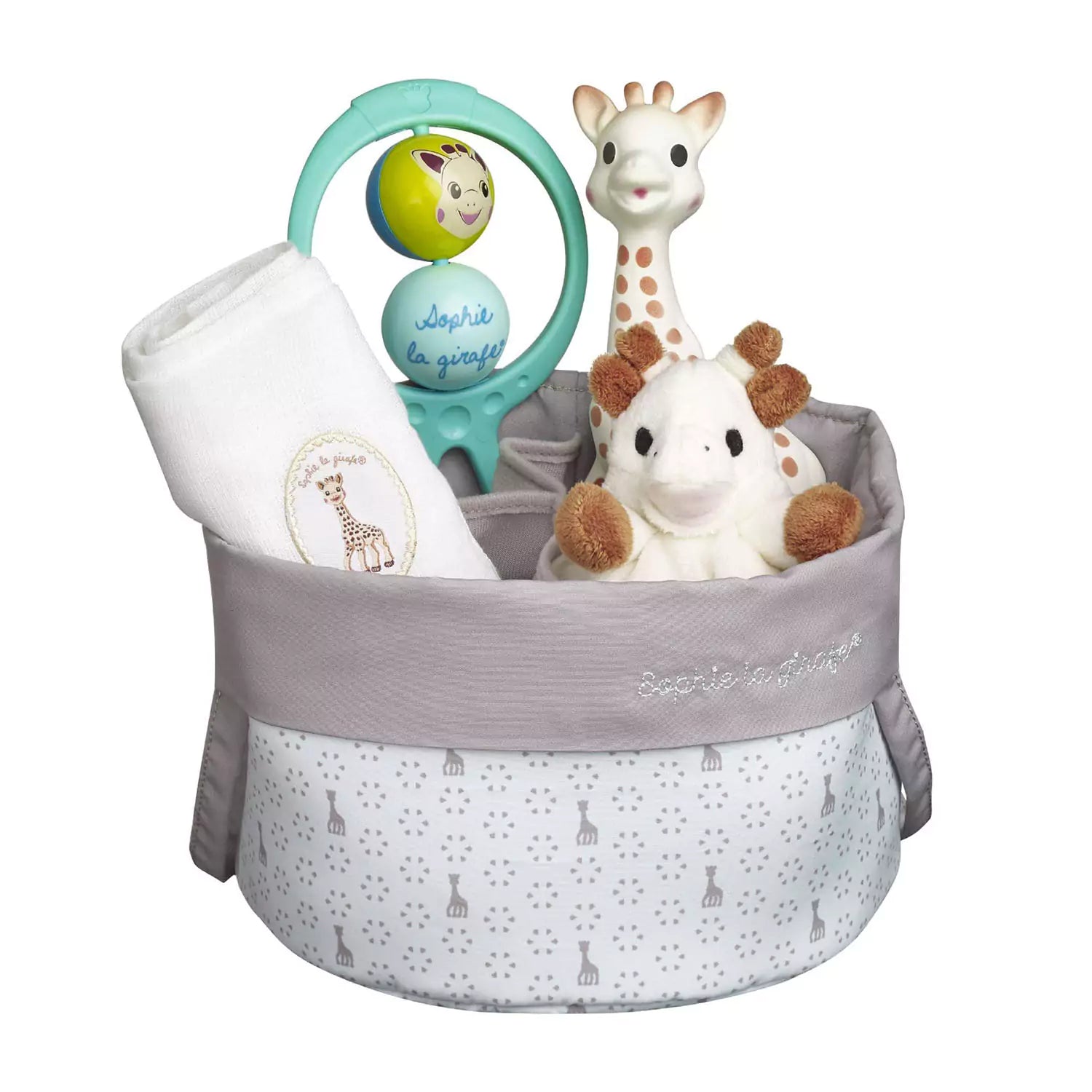 Sophie la Girafe Birth Basket Gift Set - Main Image
