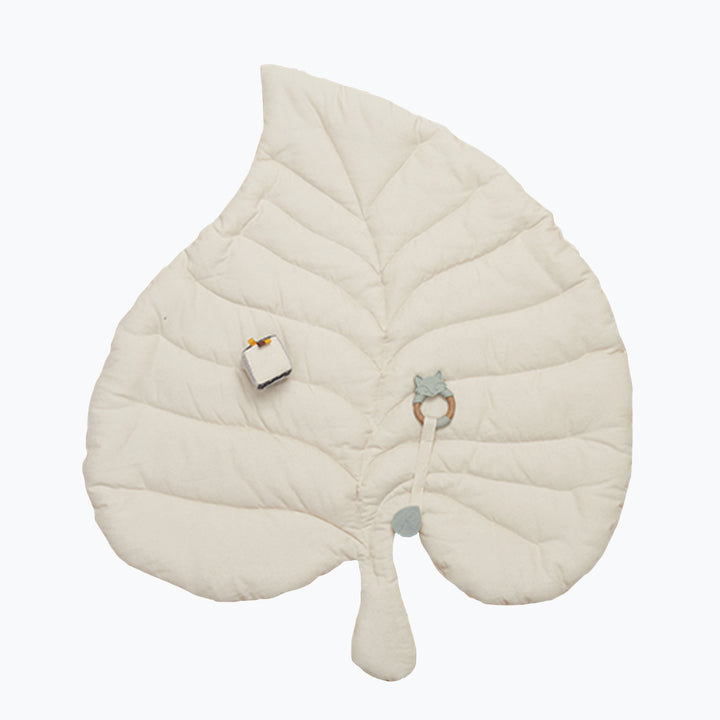 MiniDream Leaf Baby Activity Playmat - White