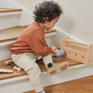 Liewood Luigi Wooden Tool Set Blue Multi Mix - 9 Piece