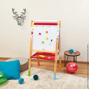 Janod Double Sided Splash Adjustable Easel