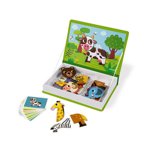 Janod Animals Magneti' Book - 30 Magnets