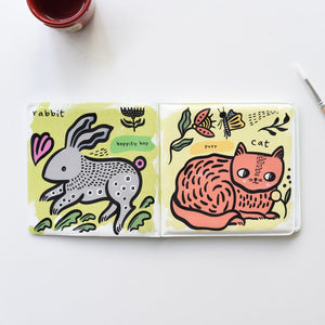 Wee Gallery Bath Book Colour Me - Pets