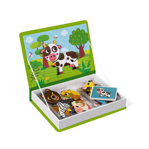 Janod Animals Magneti' Book - 30 Magnets