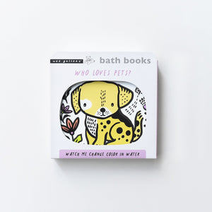 Wee Gallery Bath Book Colour Me - Pets