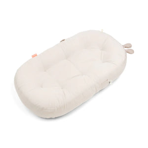 Done by Deer Raffi Cozy Lounger Baby Nest with Activity Arch - Sand