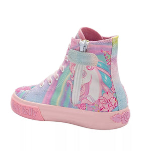 Lelli Kelly Unicorn Mid Baseball Boots - Multi Fantasia Pink
