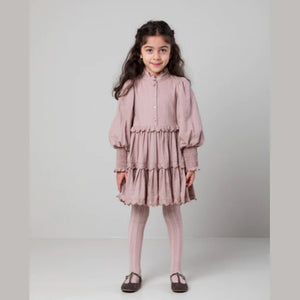 MarMar Copenhagen Girls Tights Pointelle - Sheer Rose