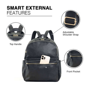 Allis LUX Changing Backpack - Black