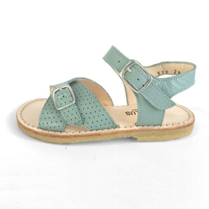 Angulus Girls Leather Sandal - Mint