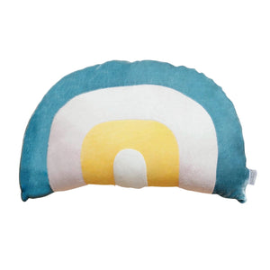 MiniDream rainbow cushion in bright colors for nursery decor