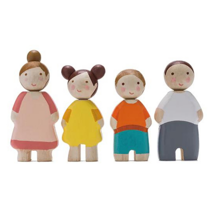 Tender Leaf Wooden Doll Family - The Leaf Family