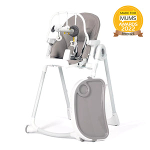 2-in-1 Adjustable Baby Highchair - Walnut