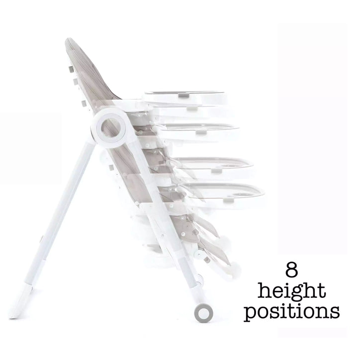 8 height positions Adjustable Baby Highchair
