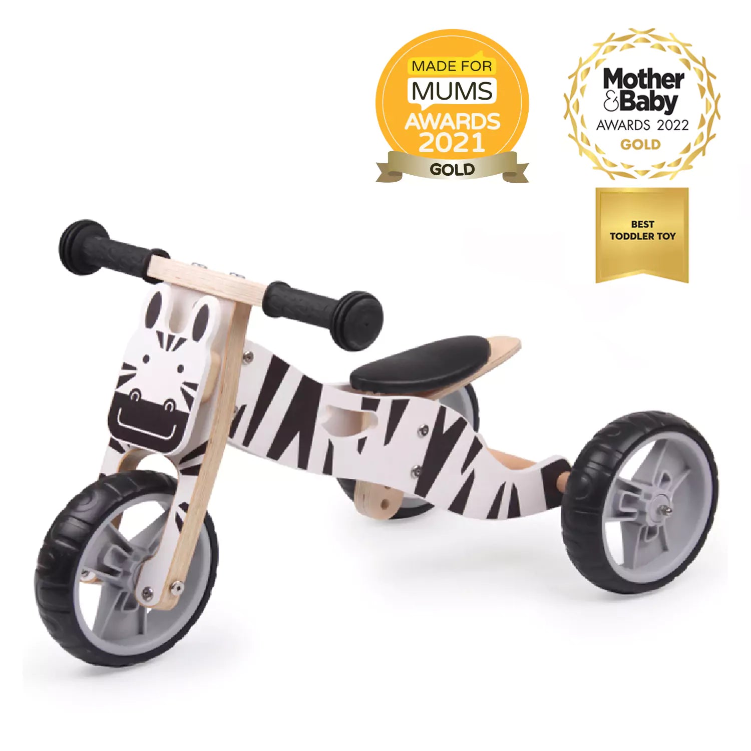 Wooden tricycle best sale balance bike