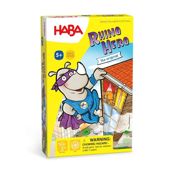 3D Board Game for kids Rhino Hero HABA