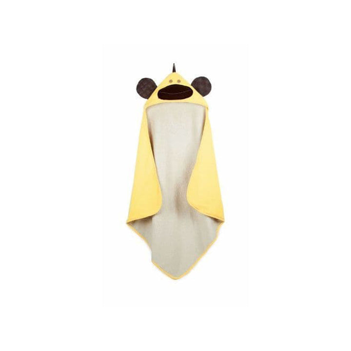 3 Sprouts Yellow Hooded Towel - Monkey