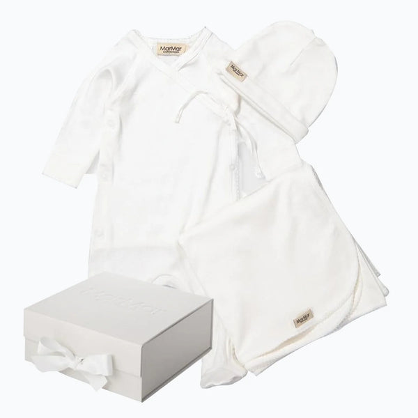 MarMar Copenhagen Newborn Gift Box 3 Pcs - White