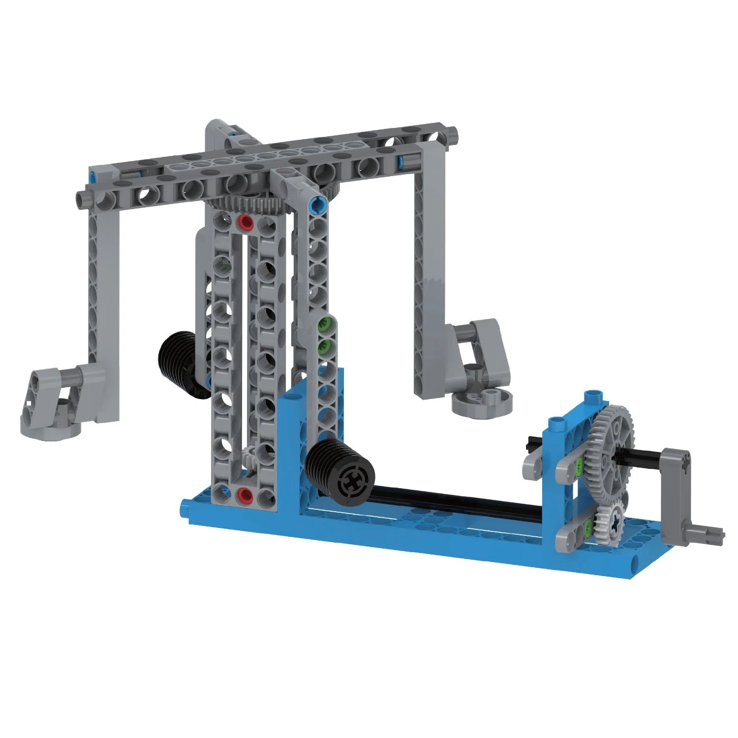KOSMOS Simple Machines Mechanics Kit For Kids Ages 8-12 - Build 24 Models: Pulley, Crane & More With Spring Scale