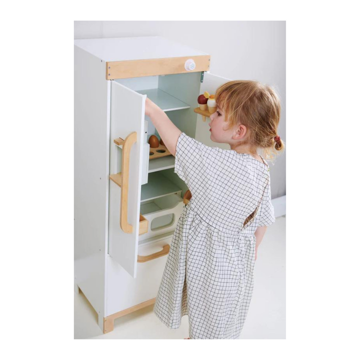 Tender Leaf Wooden Toy Refrigerator Set for Children