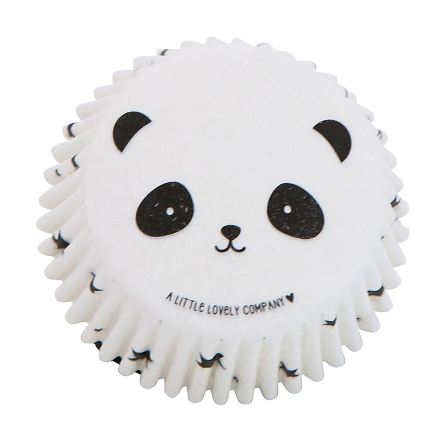Cute baking cupcake case with panda print design
