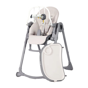 2-in-1 Baby High Chair - Light Grey