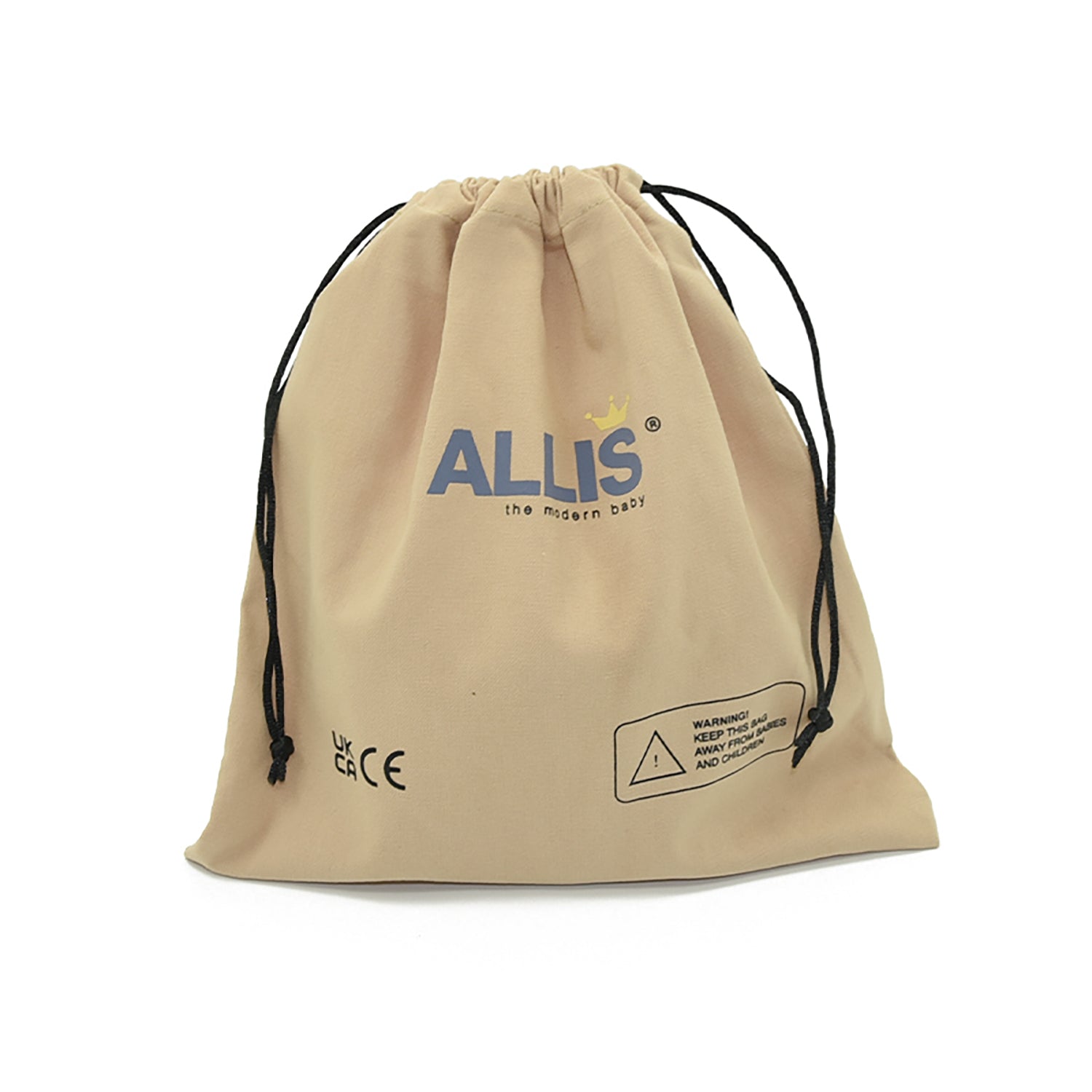 Allis baby fork and spoon set with storage bag.