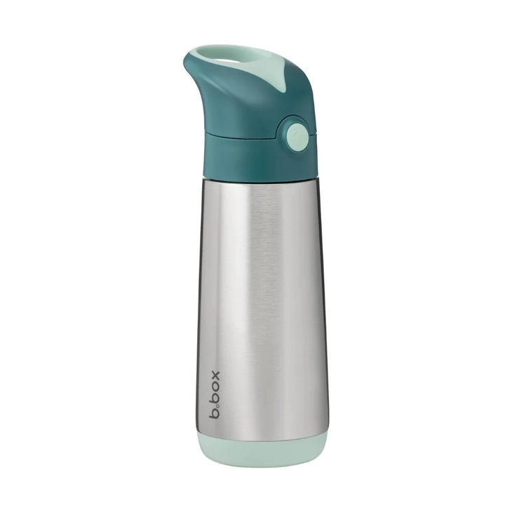 B.Box Insulated Stainless Steel Kids Water Bottle Emerald Forest 500ml