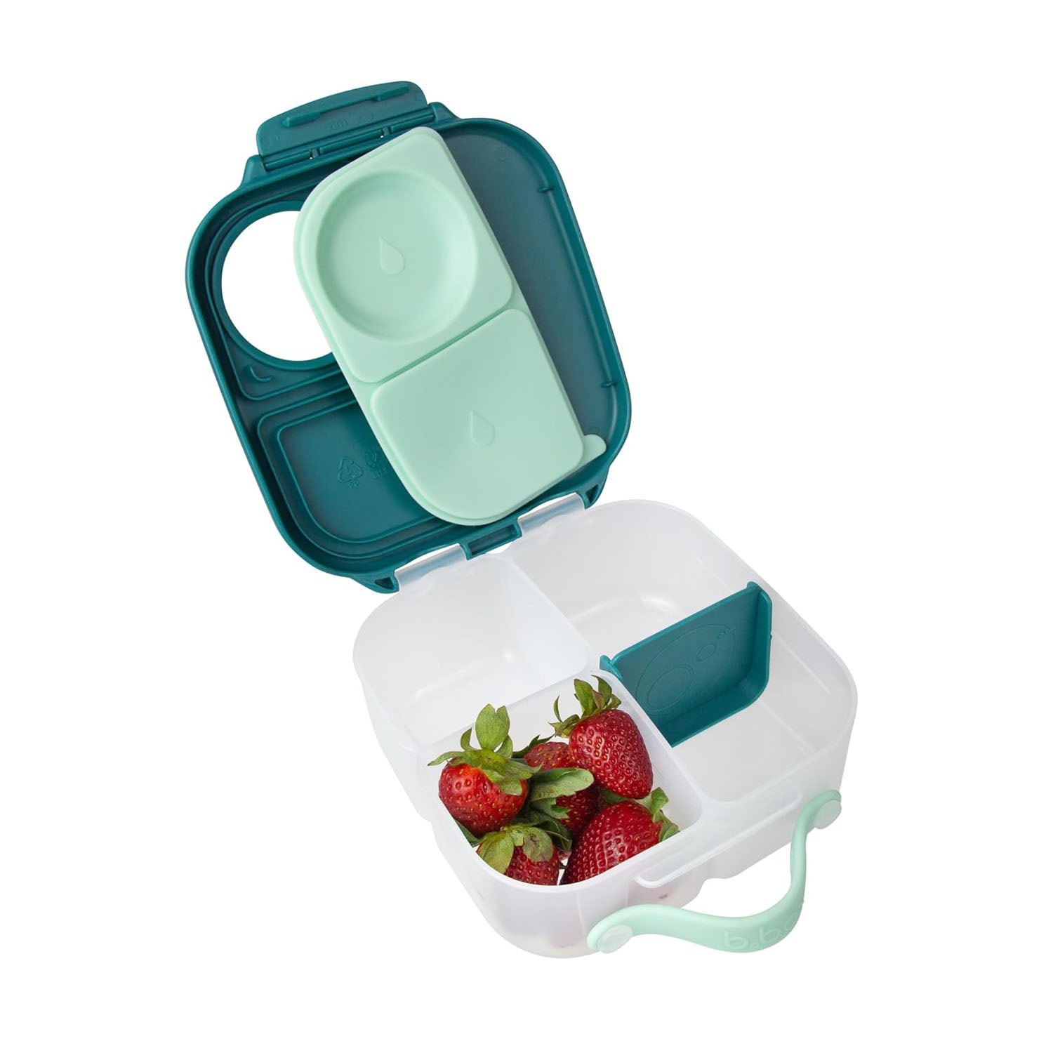 Showing compartment of b.box lunch box.