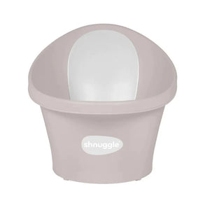 Baby Bath with Plug In Taupe Shnuggle