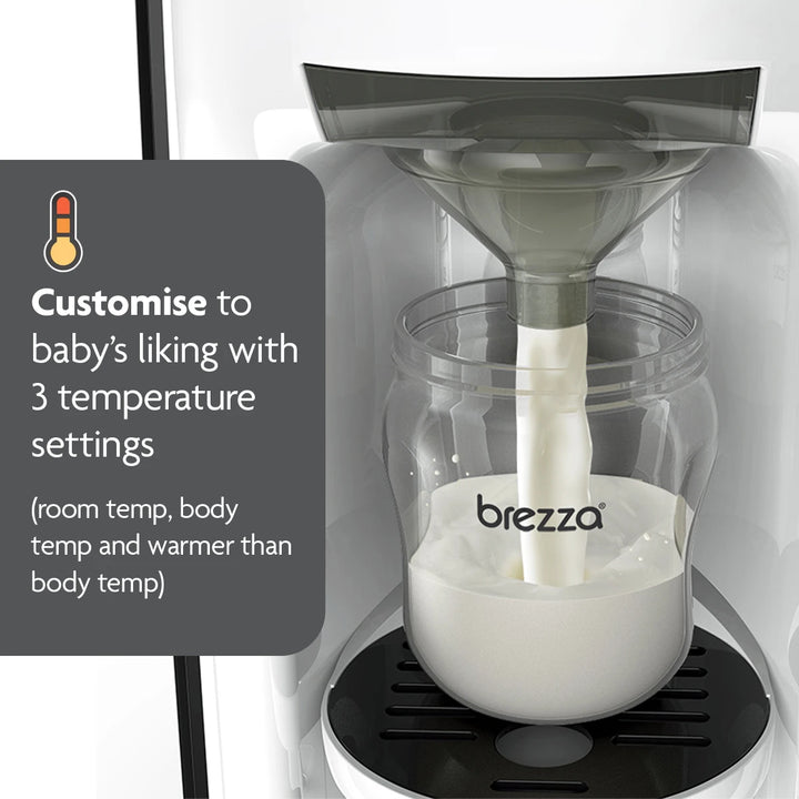 You can choose from three temperature settings: room temperature,