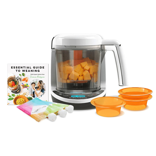Baby Brezza One Step Food Maker Deluxe, steaming and blending baby food