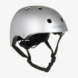 Childrens bike helmet featuring adjustable straps.