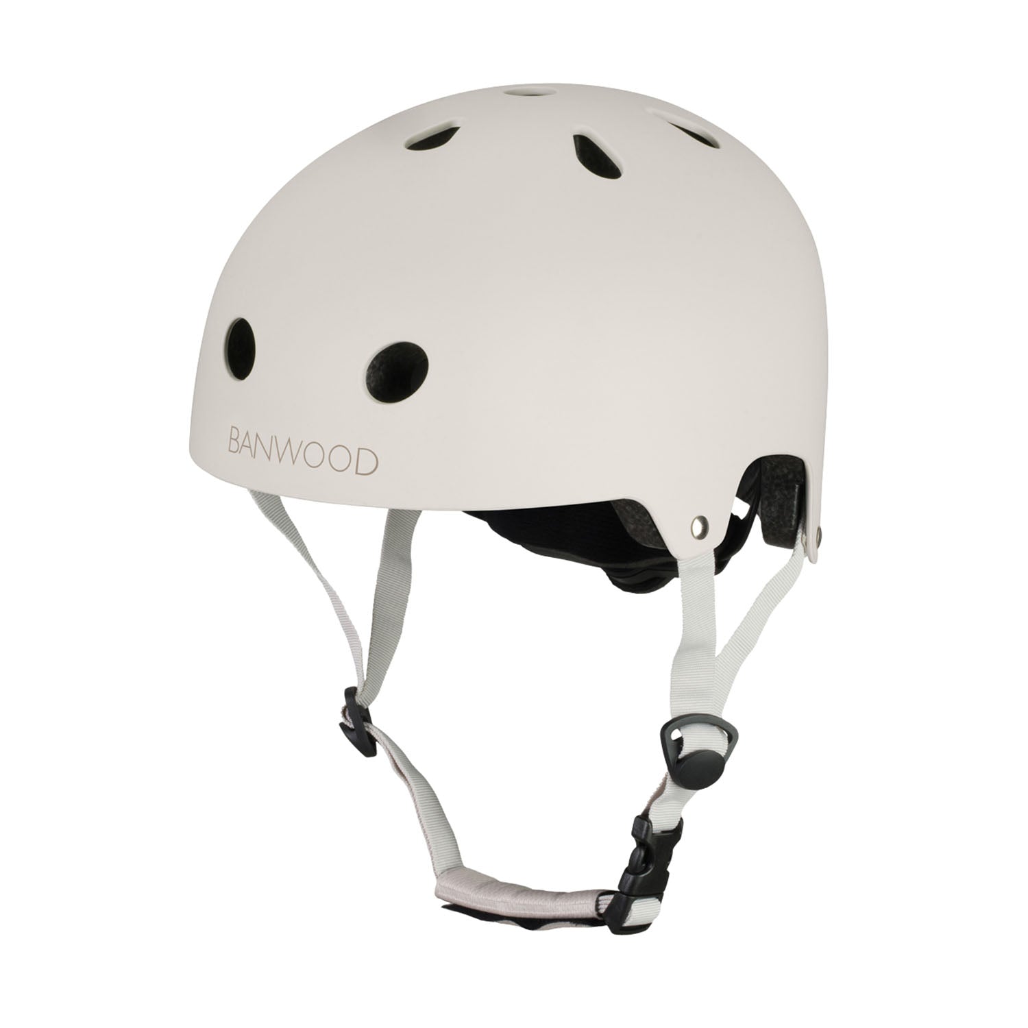 Banwood Eco helmet for kids in ivory colour.