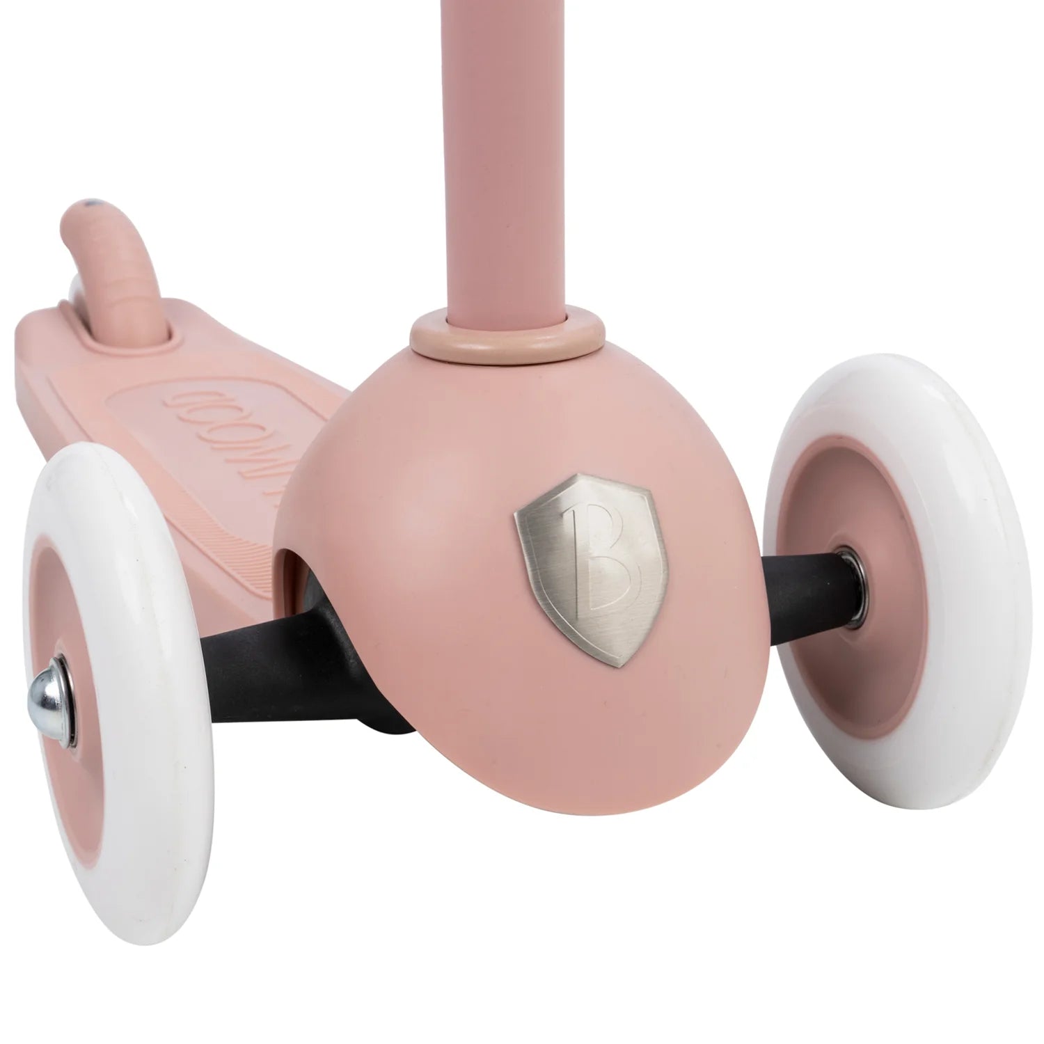 Eco-friendly scooter made from recycled materials.