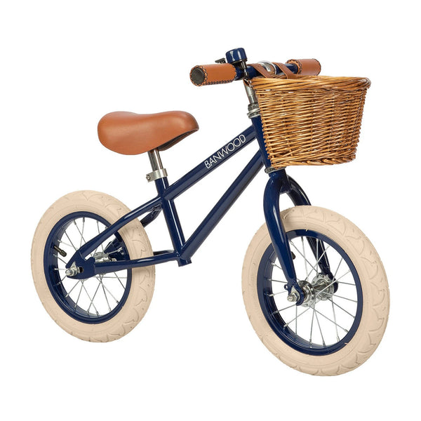 Banwood Vintage First Go Kids Balance Bike - Navy