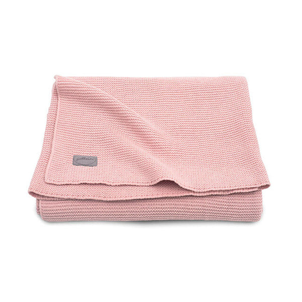 Blanket Crib 75x100cm Basic Knit - Pink
