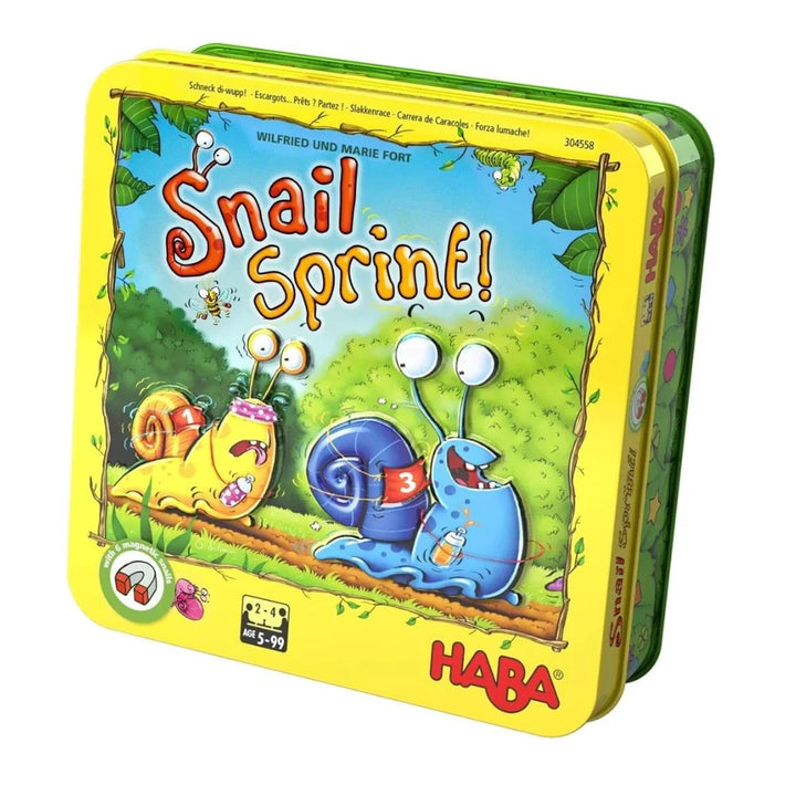 Board Game for kids Inspector Snail Sprint Travel Game HABA