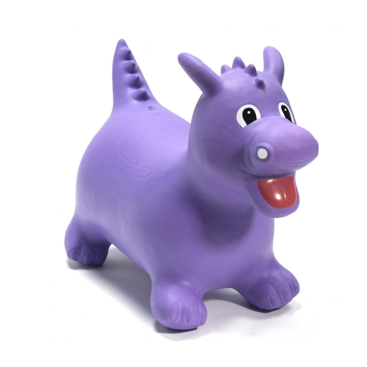 Bouncy Kids Ride On Toys Purple Dragon