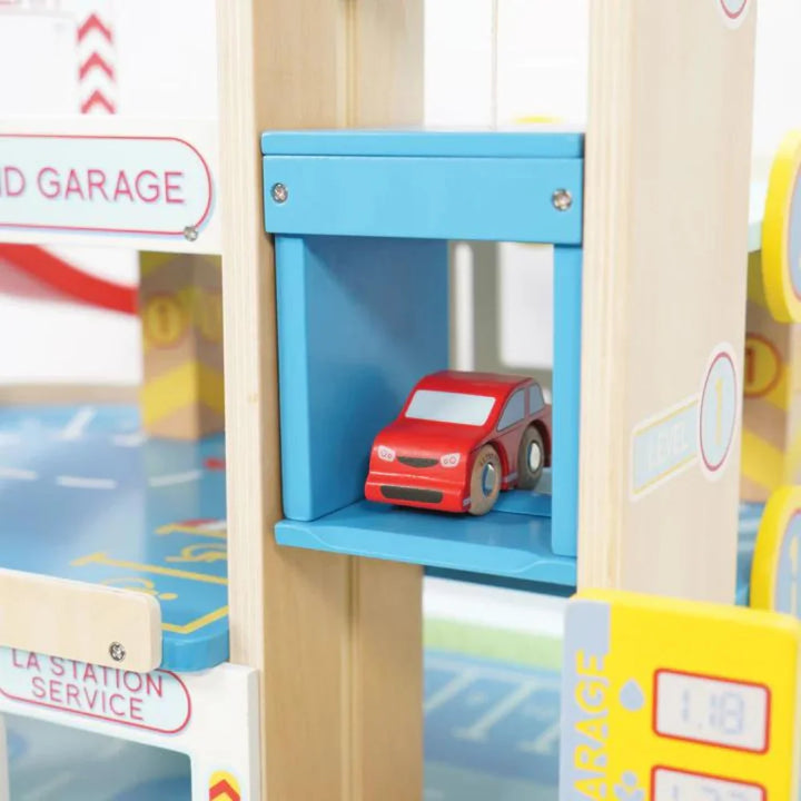 Car Park Wooden Garage Toy Le Toy Van