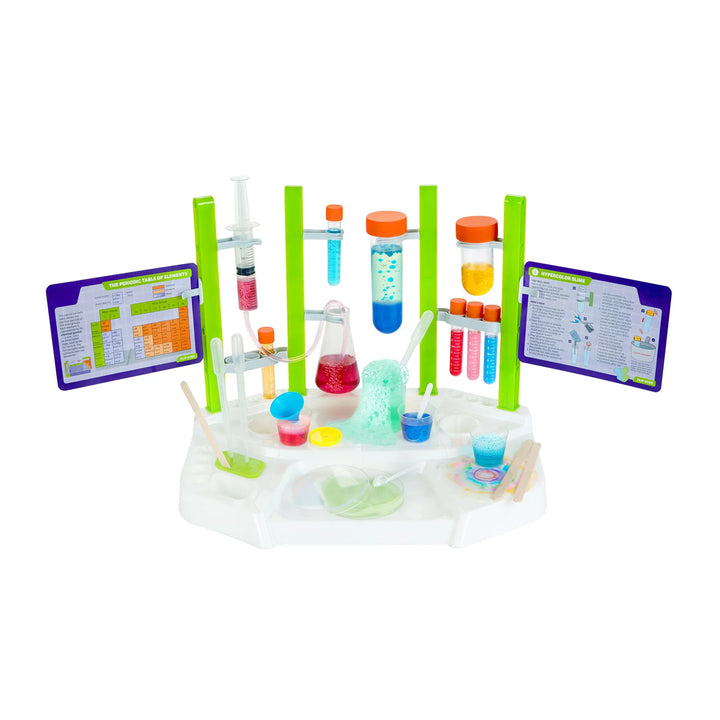 Kids chemistry set with colorful liquids and slime - Ooze Labs Chemistry Station