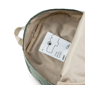 Done by Deer Name tag in Croco bag.